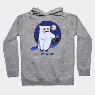 Ghost cat Hoodie